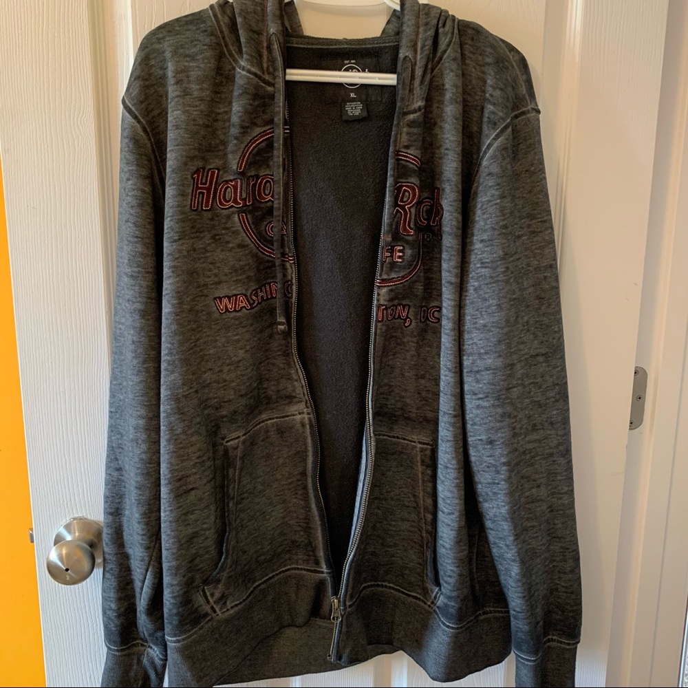 Hard Rock Cafe Washington DC Zip-Up Hoodie